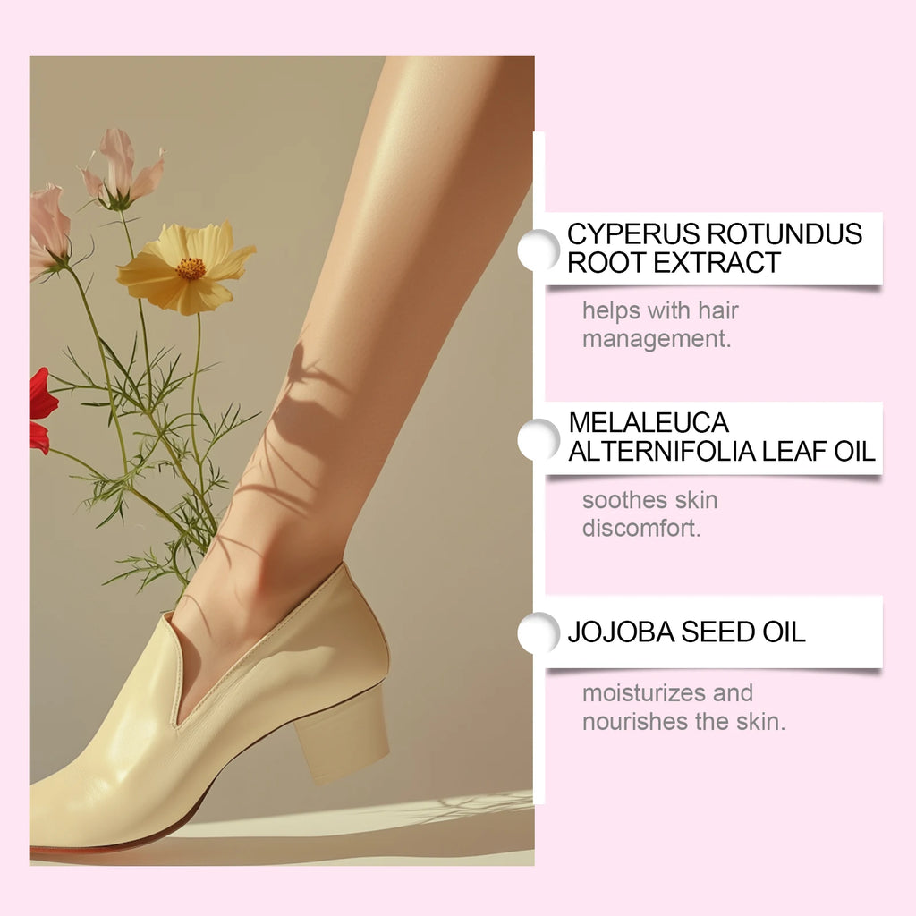 Cyperus Rotundus | Aceite removedor de vello corporal para una piel suave